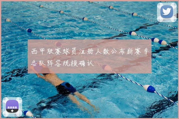 西甲联赛球员注册人数公布新赛季各队阵容规模确认